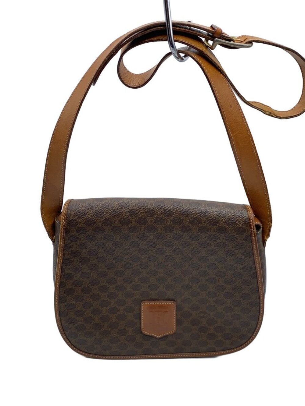 Celine Shoulder Macadam Bag Brown